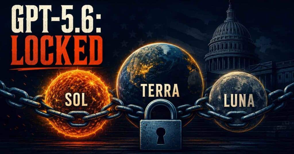 GPT-5.6 Sol, Terra, and Luna model lineup with US government access restriction