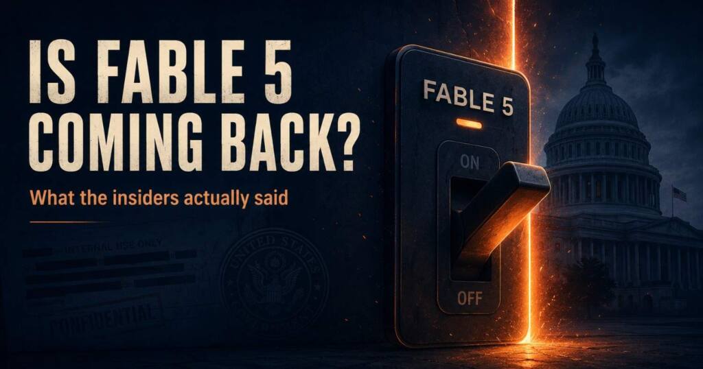 Claude Fable 5 coming back status as US export controls partially lift