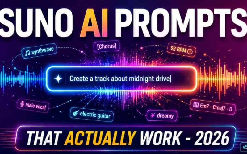 suno AI prompts formula and copy-paste library for v5.5