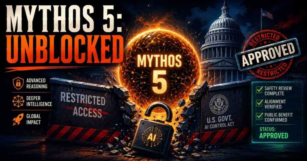 Mythos 5 AI model released to trusted US partners after government export block lifted
