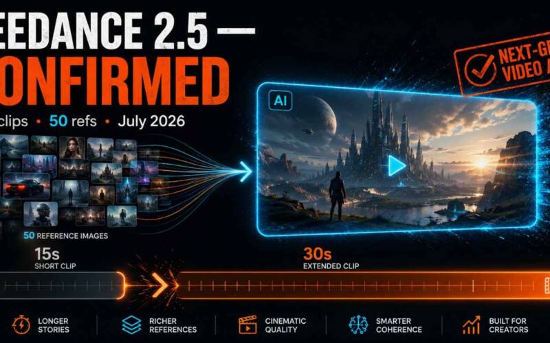 Seedance 2.5 confirmed upgrades announced by ByteDance at the 2026 Volcano Engine FORCE conference