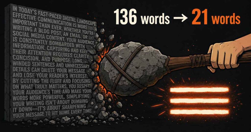 Caveman skill for Claude compressing a 136-word answer to 21 words