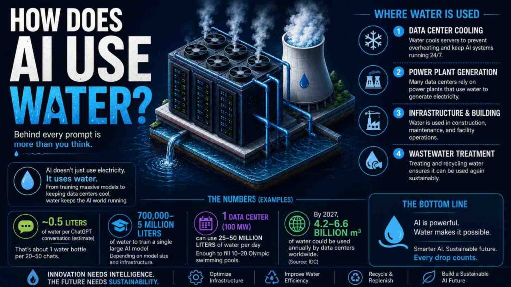 How Does AI Use Water