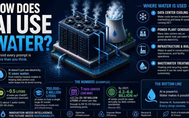 How Does AI Use Water
