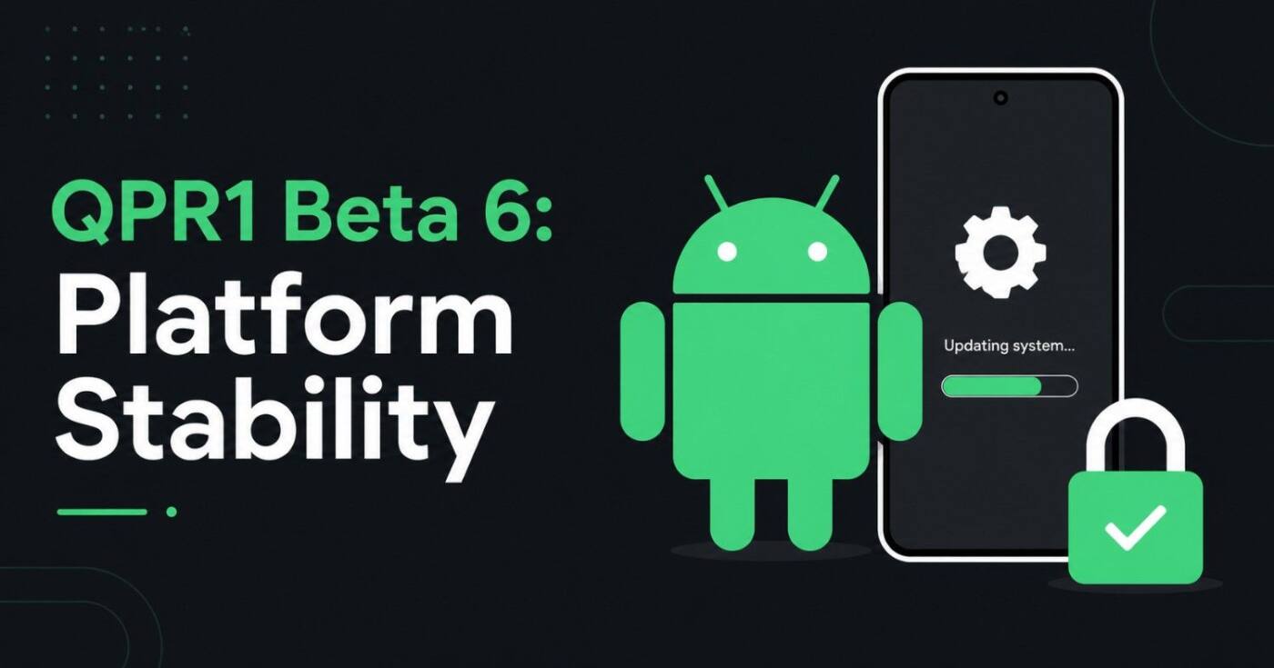 Android 17 QPR1 Beta 6 update screen on a Google Pixel phone